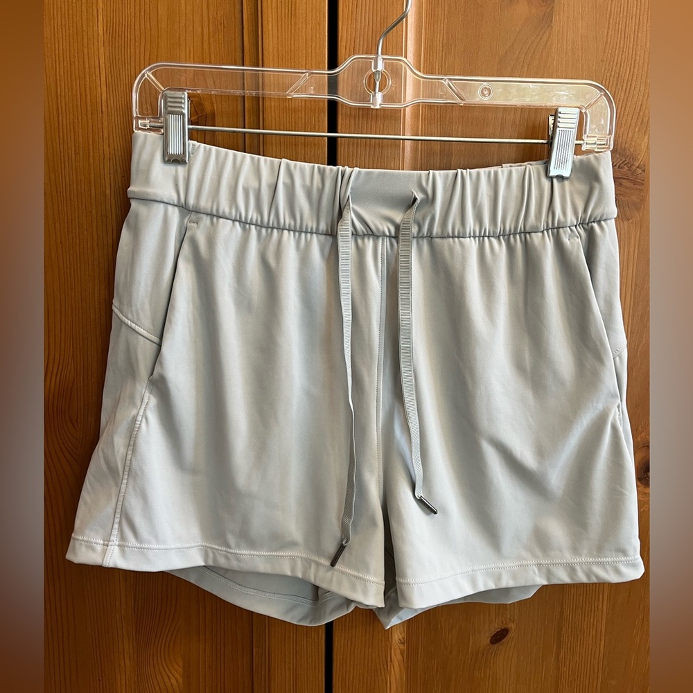 Willit grey stretchy active shorts size S
